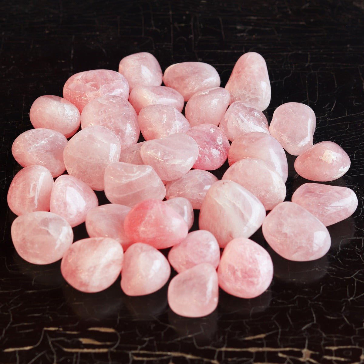 Quartz, Rose Tumbled Stone - 13 Moons