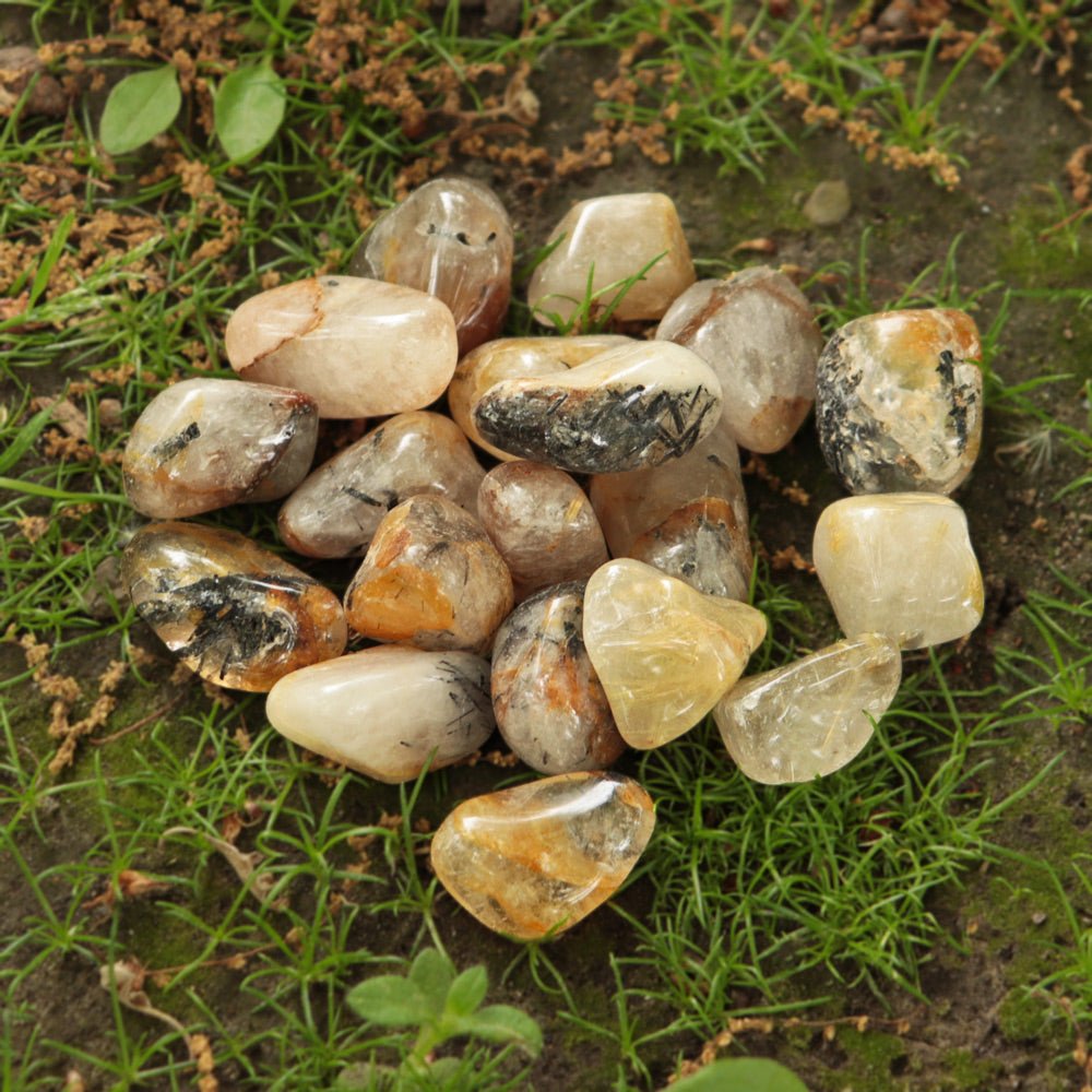 Quartz, Rutilated Tumbled - 13 Moons