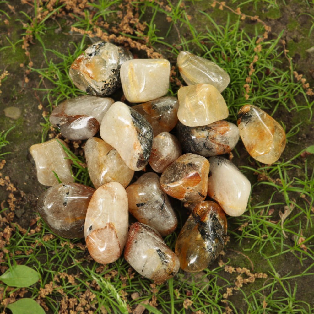 Quartz, Rutilated Tumbled - 13 Moons