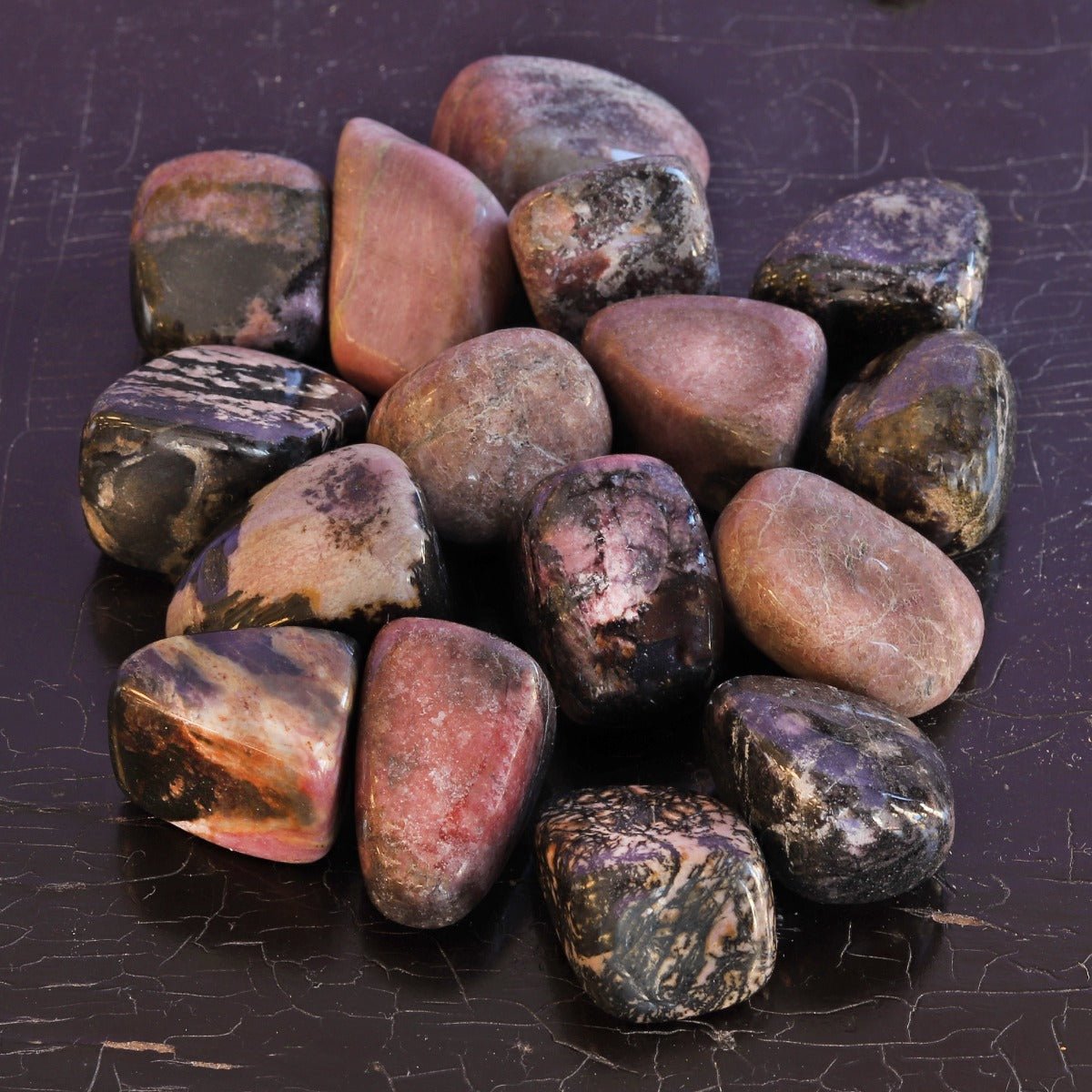 Rhodonite Tumbled - 13 Moons