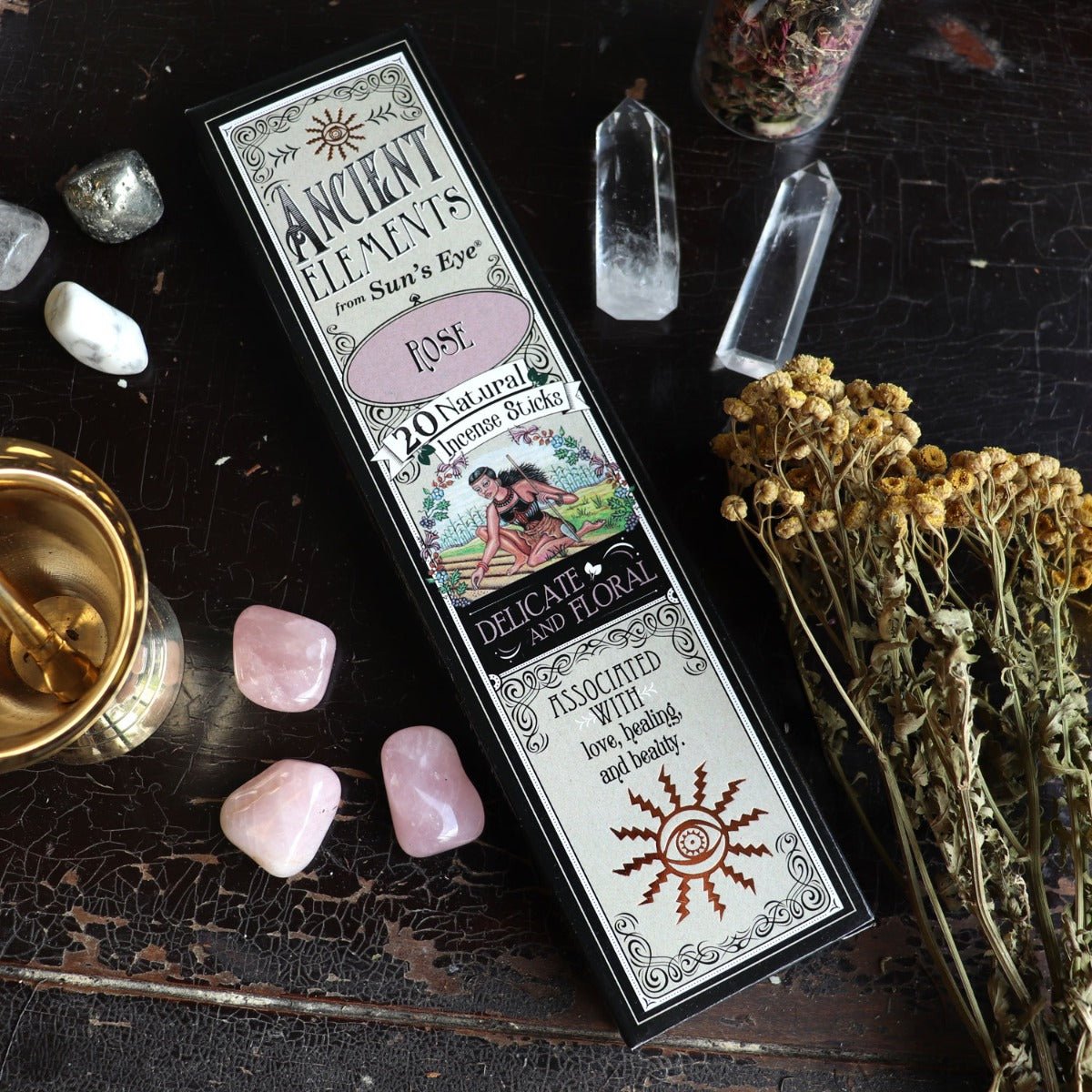 Rose Incense Stick - 20 Pack - 13 Moons