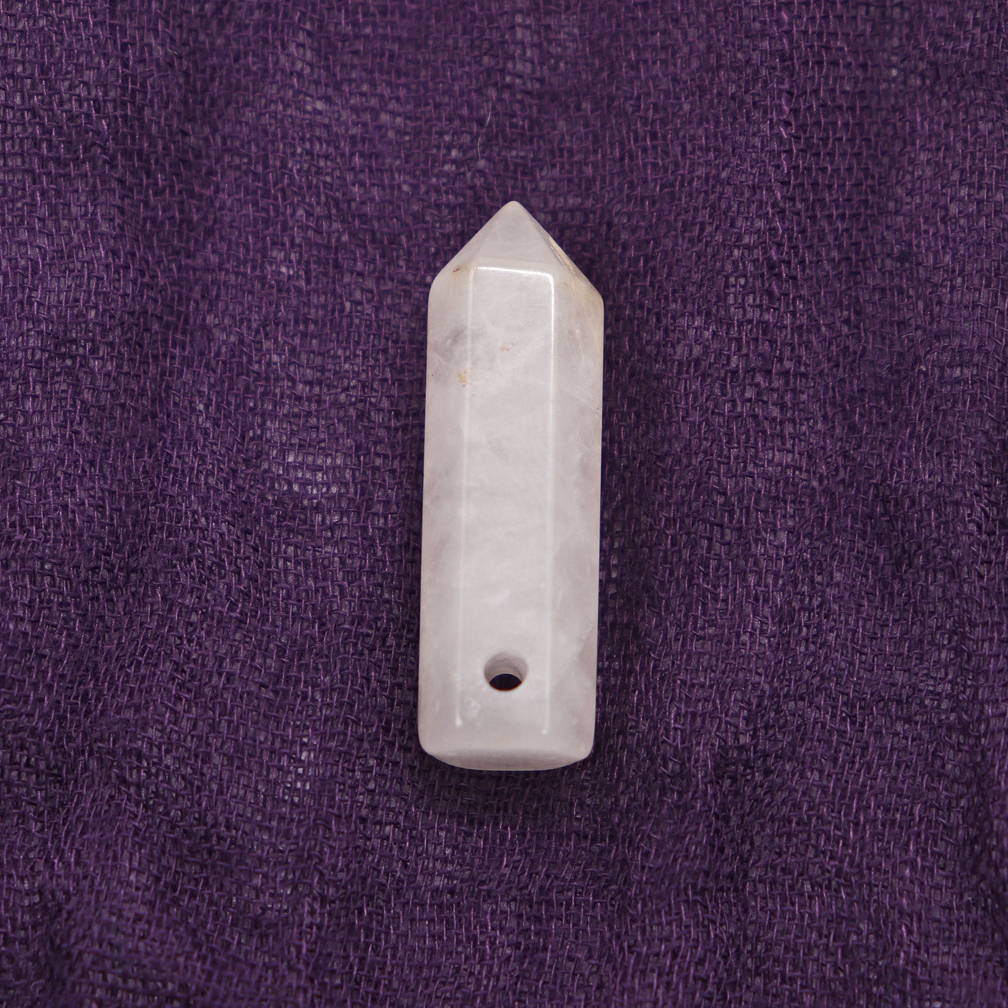 Rose Quartz Point Bead 30mm - 13 Moons