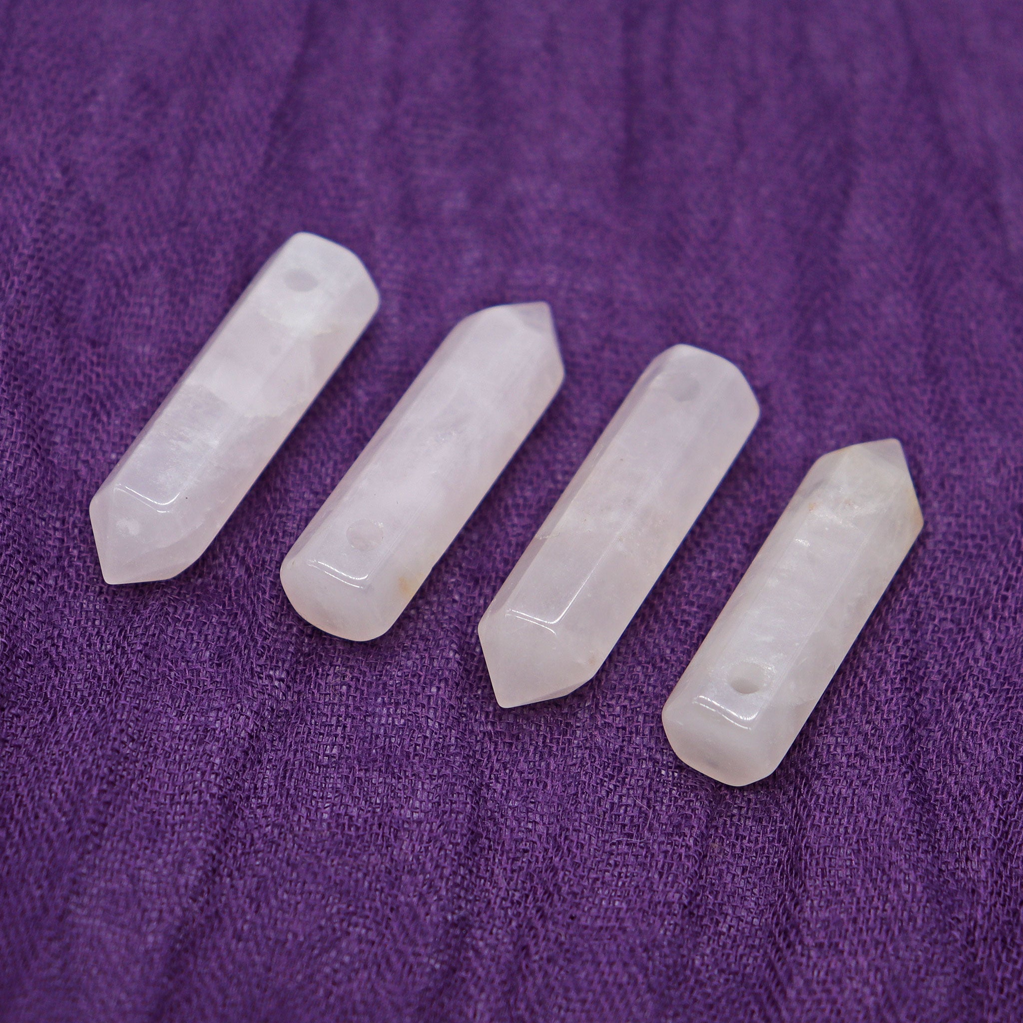 Rose Quartz Point Bead 30mm - 13 Moons