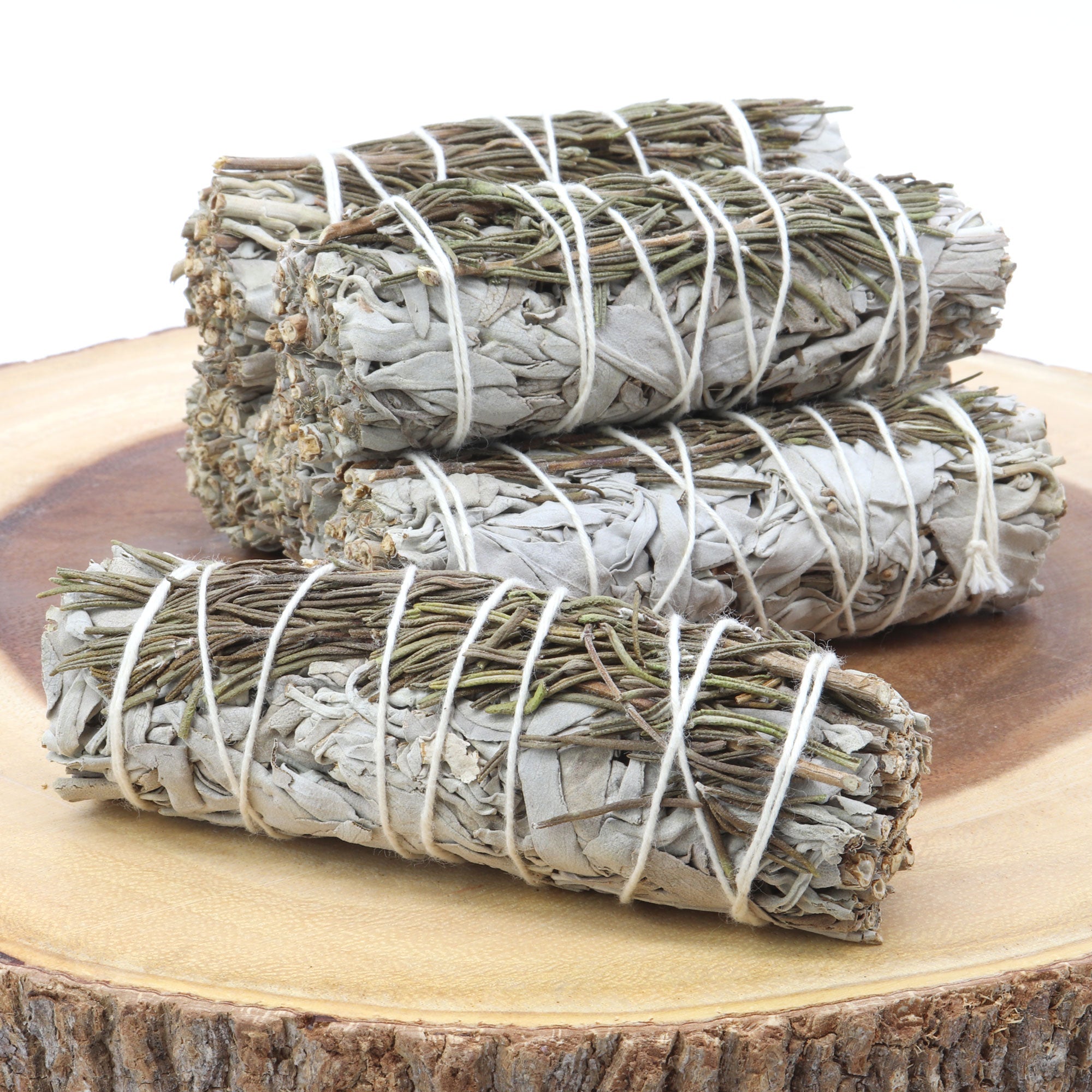 Rosemary and White Sage Smudge Stick - 13 Moons