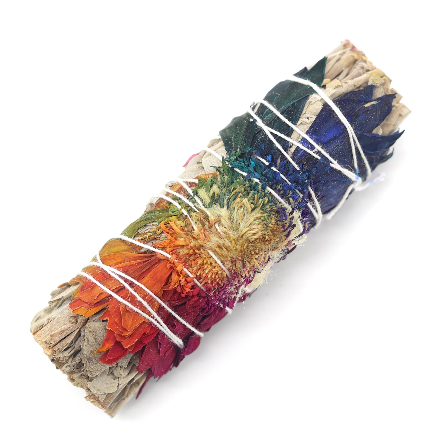 Sacred Floral Hummingbird Smudge Stick - 13 Moons