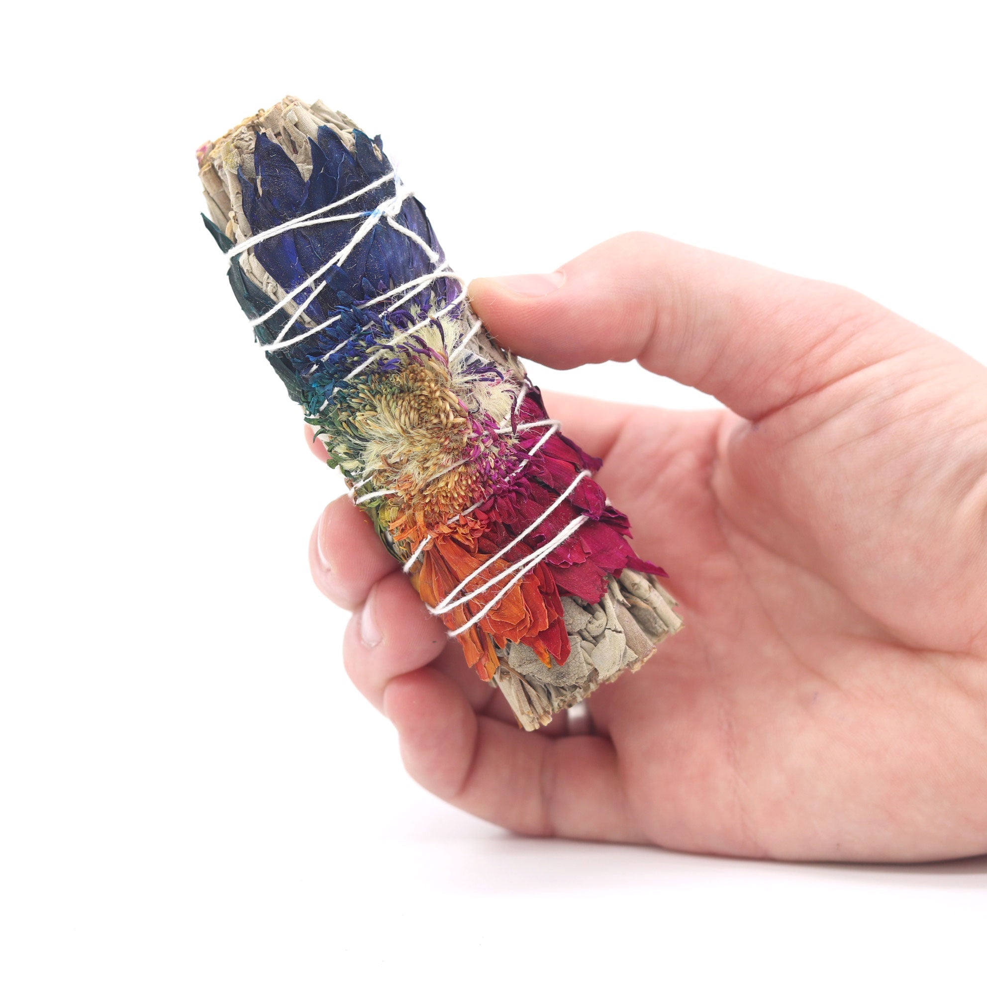 Sacred Floral Hummingbird Smudge Stick - 13 Moons