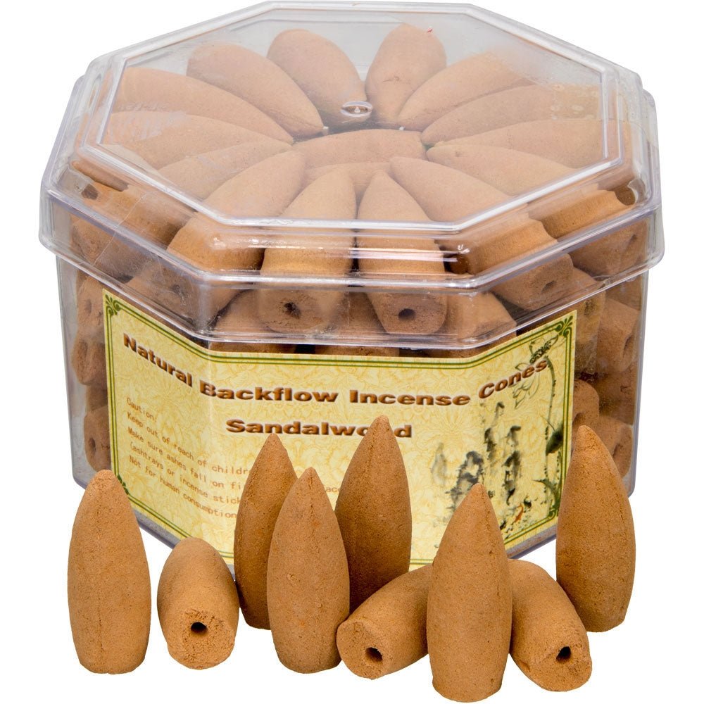 Sandalwood Backflow Incense Cones - 13 Moons