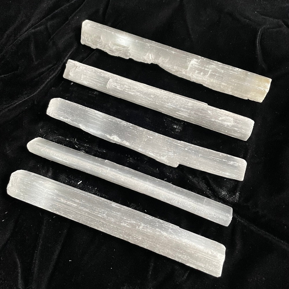 Selenite Crystal Wand - 13 Moons