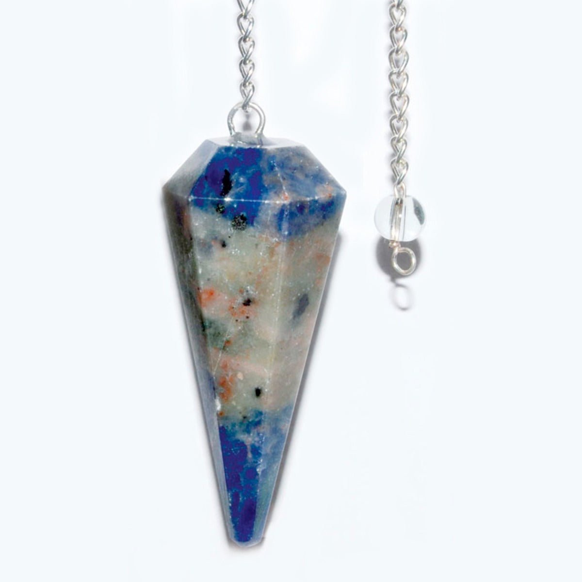 Sodalite Faceted Pendulum - 13 Moons