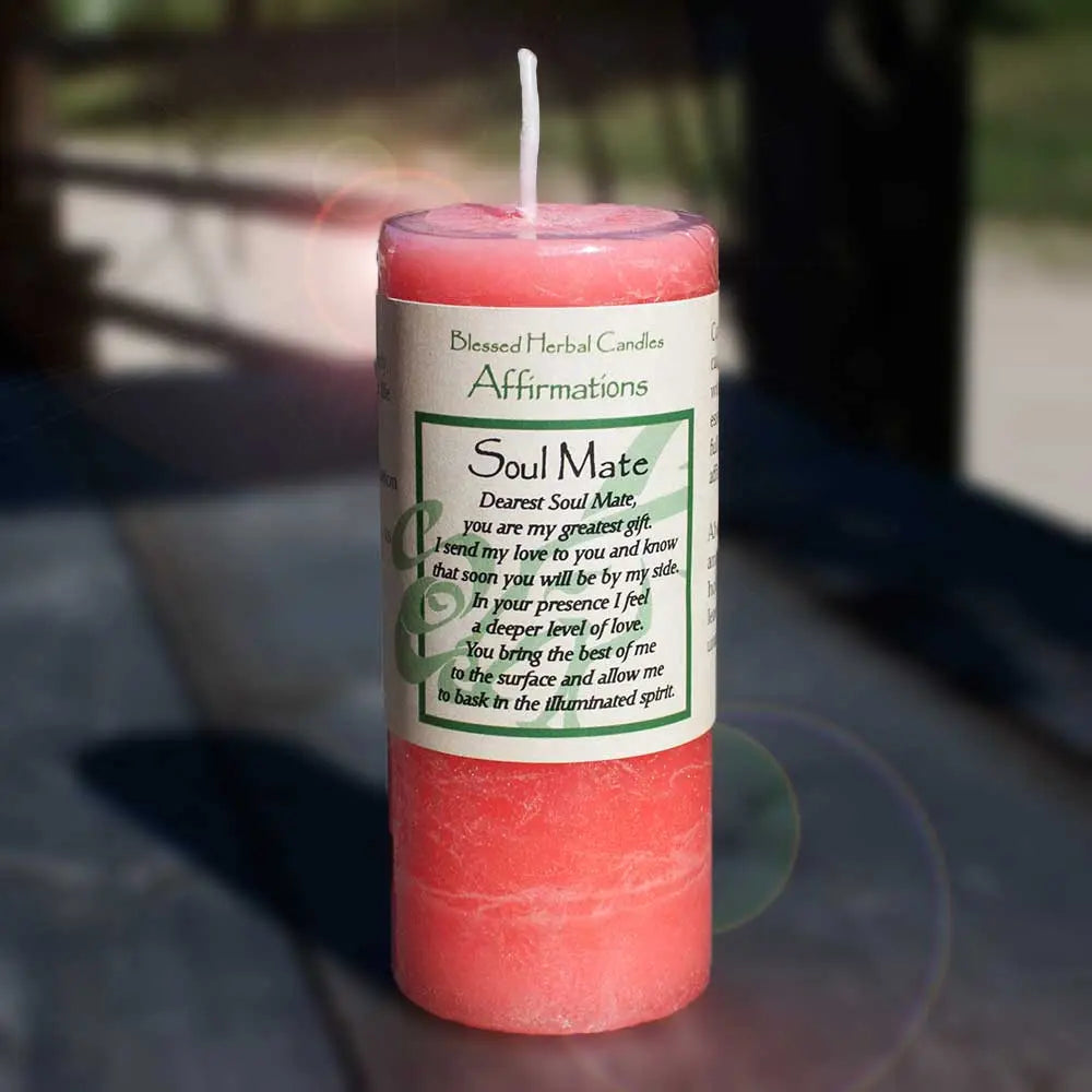 Soul Mate Affirmation Candle - 13 Moons