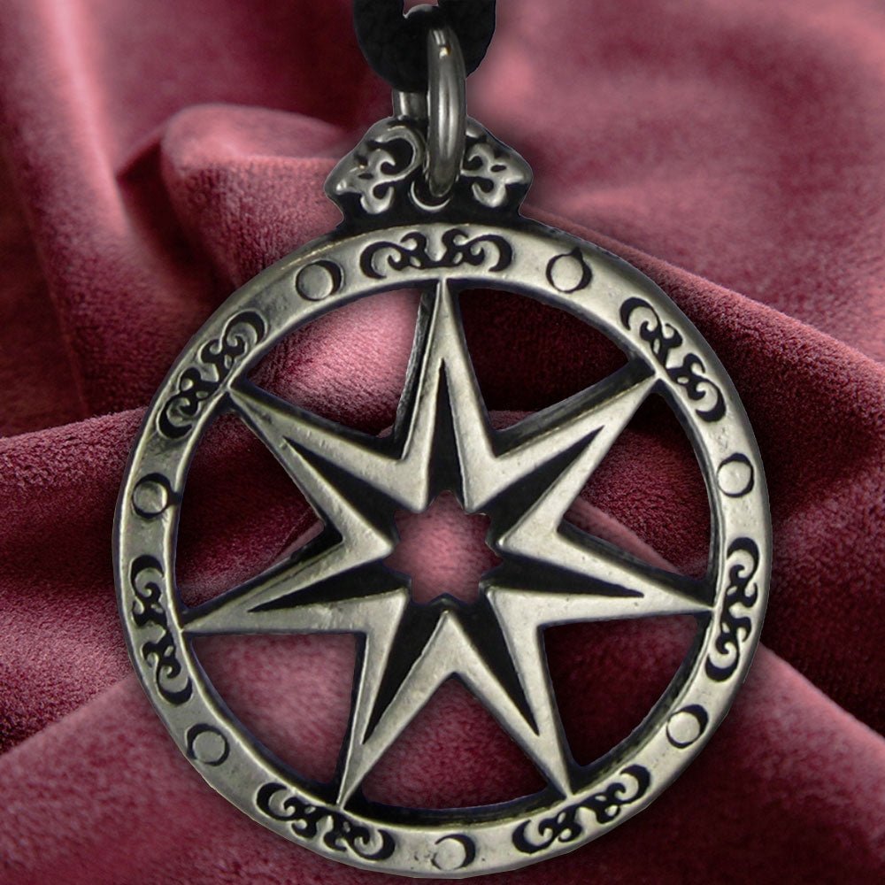 The Faery Star - Seven Point Star Pendant - 13 Moons