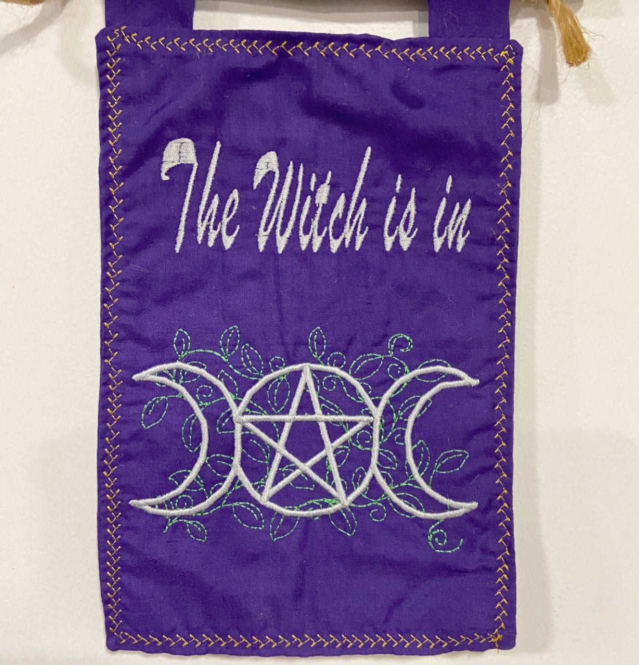 The Witch Is In Cloth Banner - 13 Moons