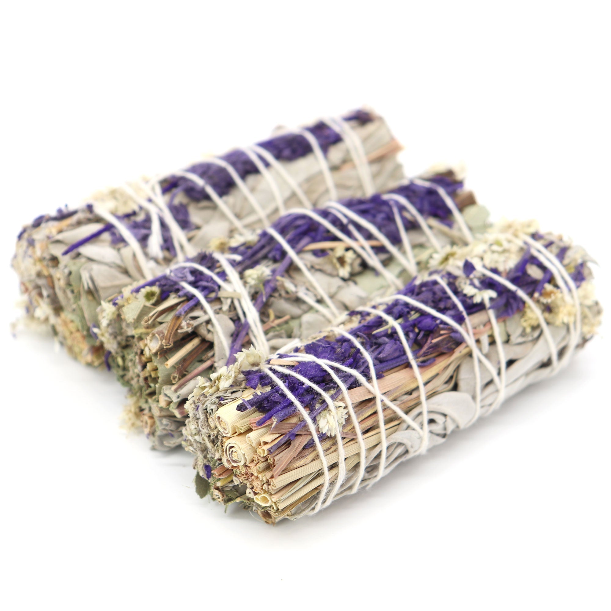 White Sage & 7 Sacred Herbs Smudge Stick - 13 Moons