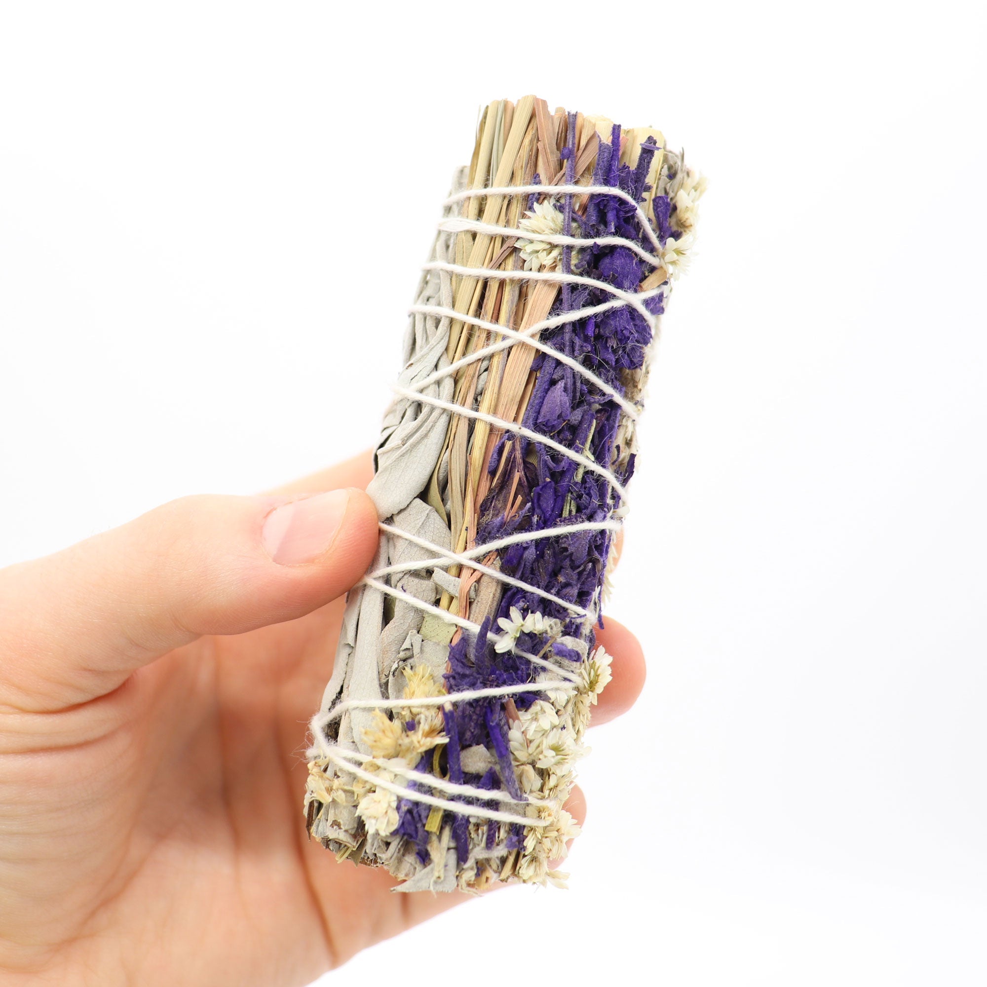 White Sage & 7 Sacred Herbs Smudge Stick - 13 Moons