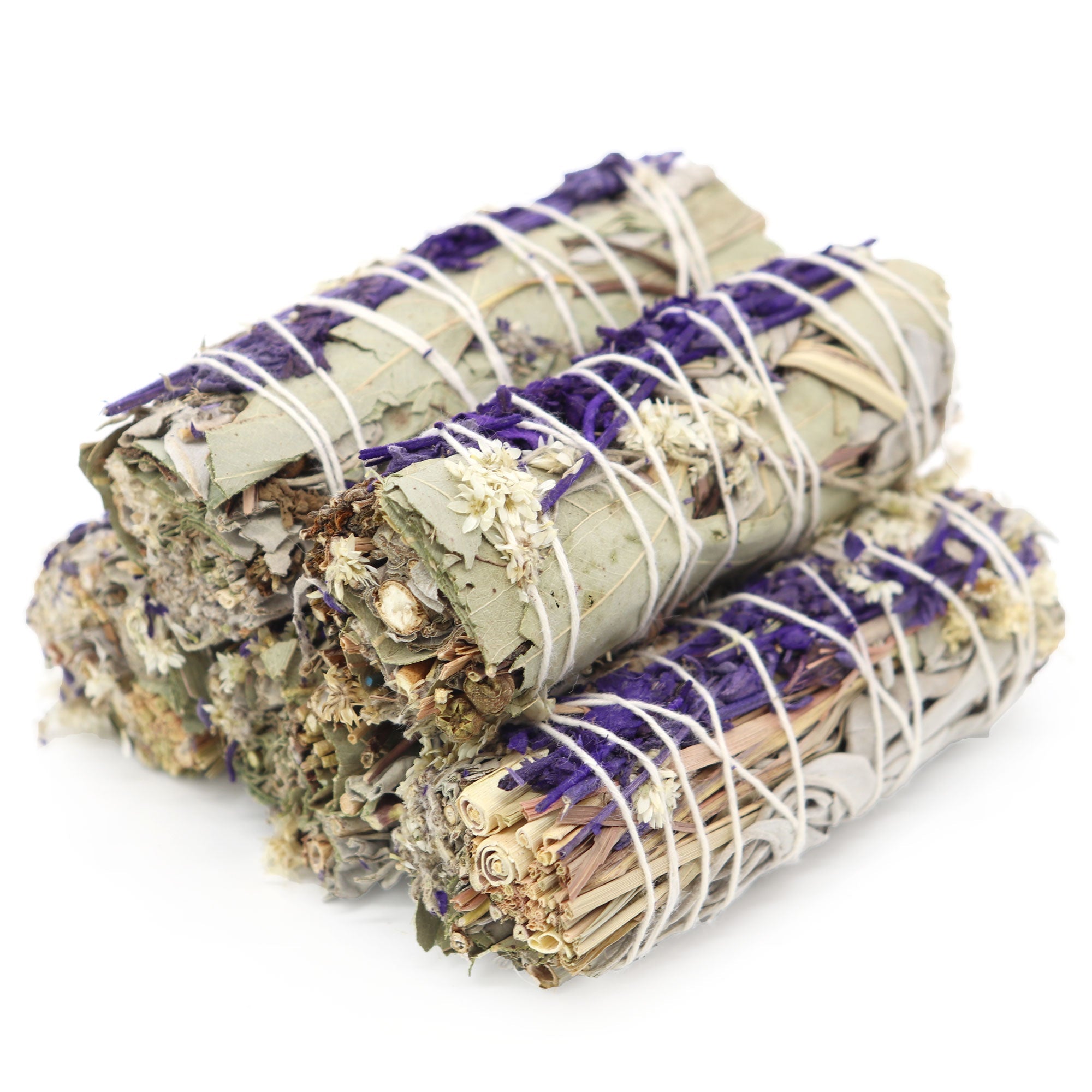 White Sage & 7 Sacred Herbs Smudge Stick - 13 Moons